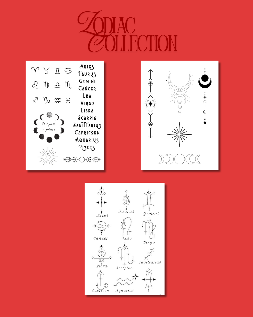 Zodiac Collection Semi-Temporary