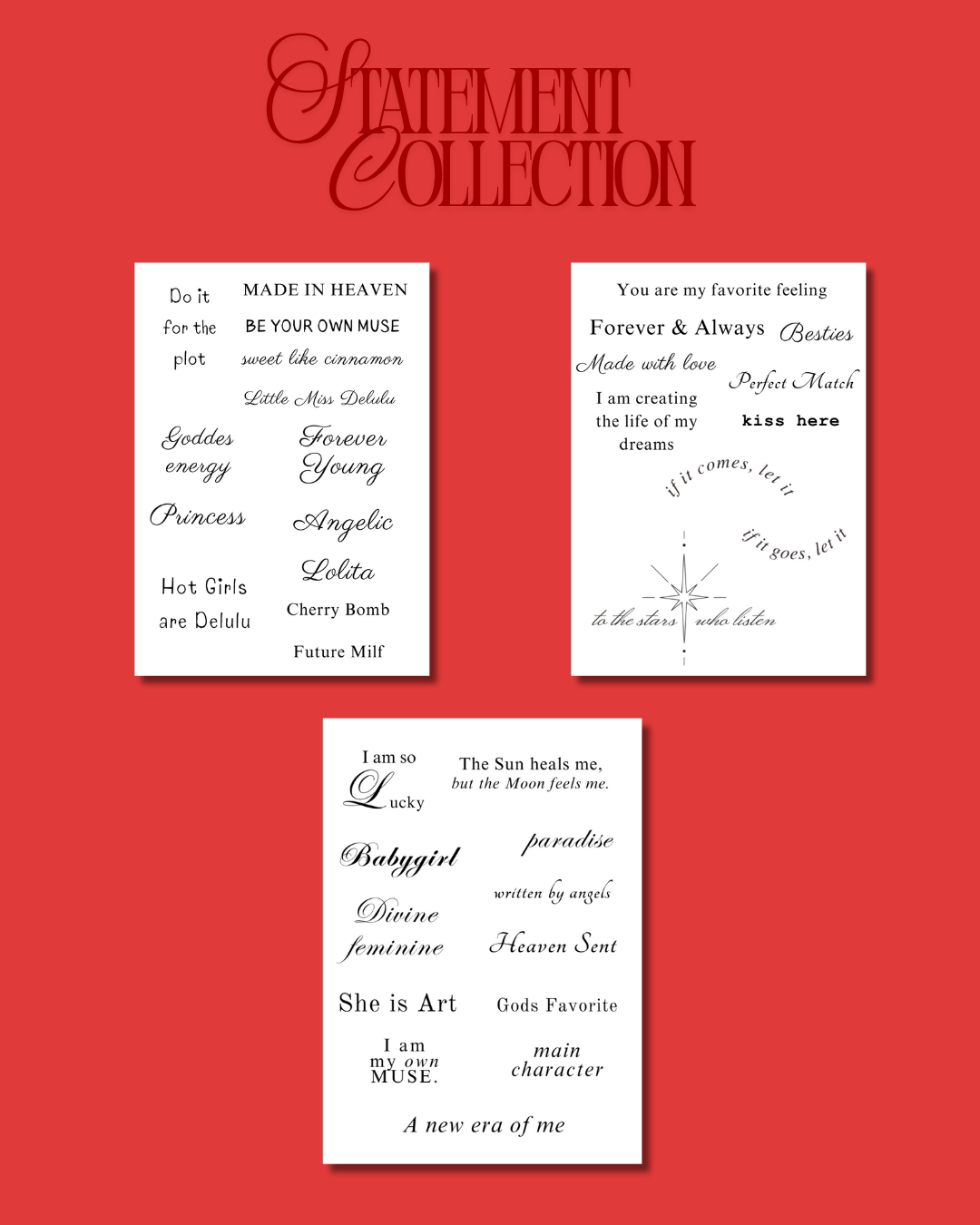 Statement Collection Temporary