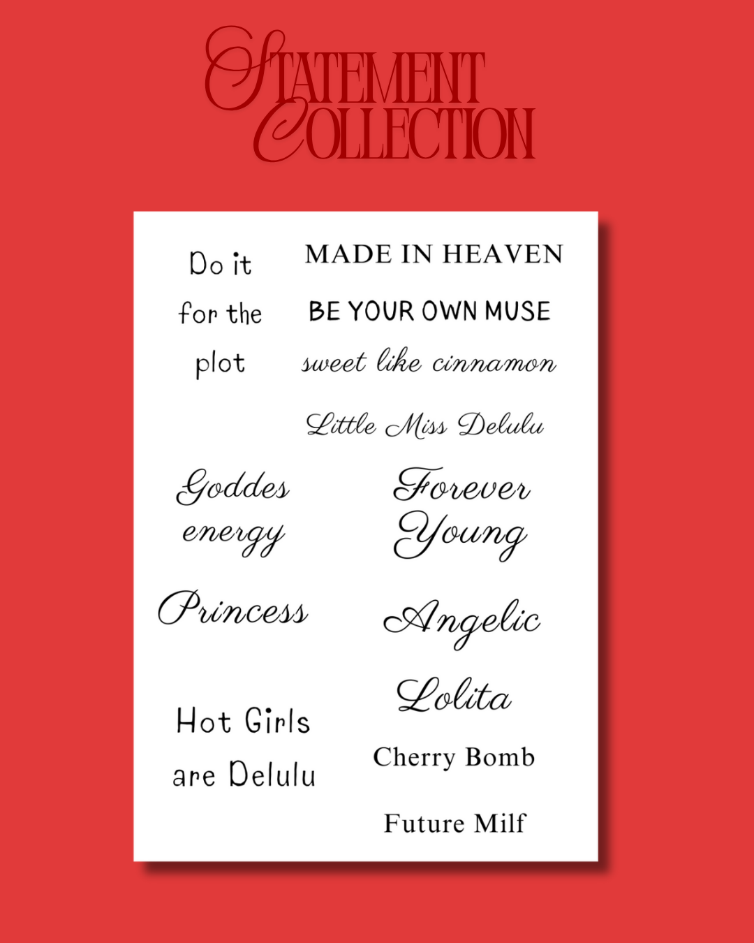 Statement Collection Temporary